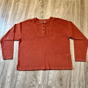 Madewell Rust Loungewear Shirt